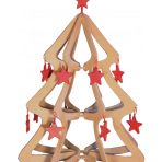 Arbol de Navidad Alternativo Madera Contrachapada